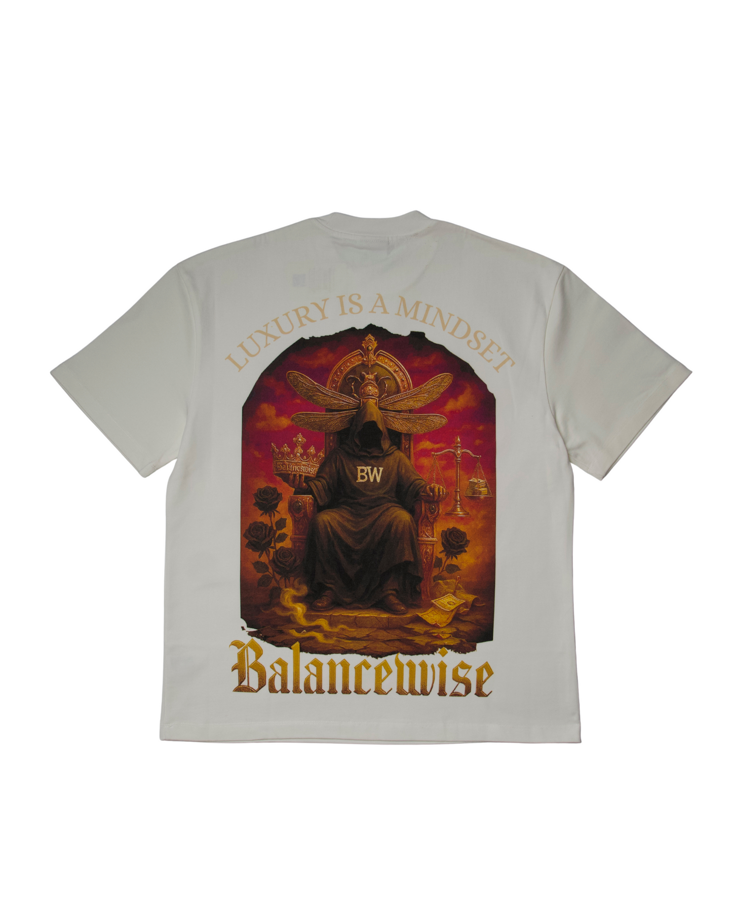 Liam White T-Shirt back